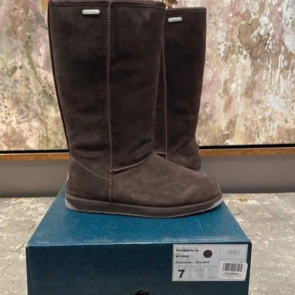 NWT IN BOX Emu waterproof Patterson HI boot size 7